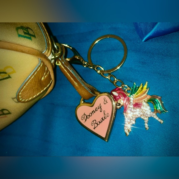 Dooney & Bourke Y2K Rainbow Zipper Signature Logo Monogram Satchel Handbag - Picture 12 of 16